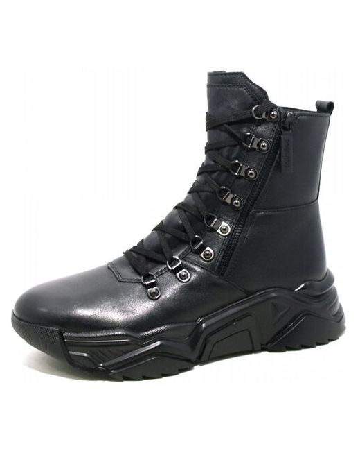 Jonny Fire М2043чпт ботинки черный натуральная кожа зима Размер 37