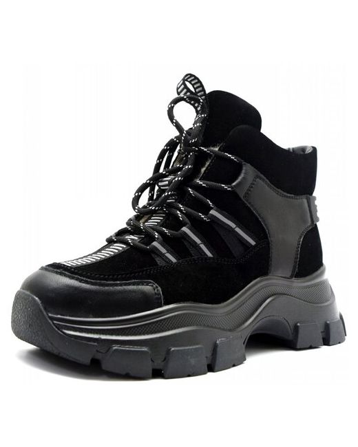 Madella XMS-02W05-3A-KW ботинки черный натуральная кожа зима Размер 38