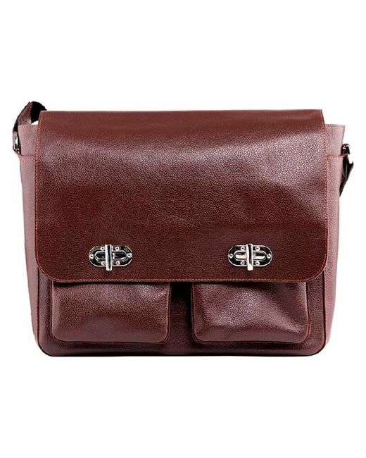Versado Мужская кожаная деловая сумка VG120 brown