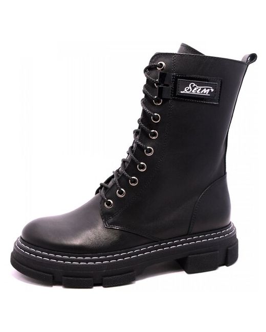 Selm 2107-7B ботинки черный натуральная кожа Размер 37