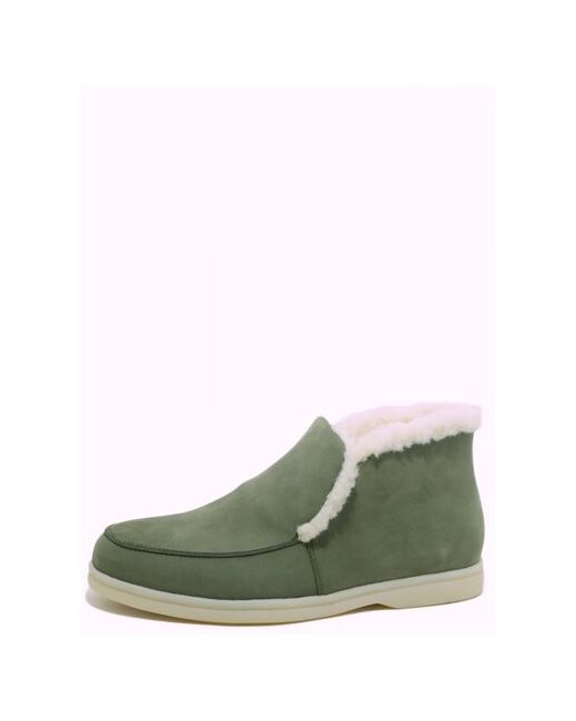 Mastille 920-94-3 ботинки зеленый натуральный нубук зима Размер 39