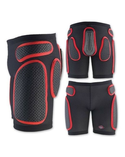 Nidecker Защитные Шорты Soft Padded Shorts Black/Red Us m