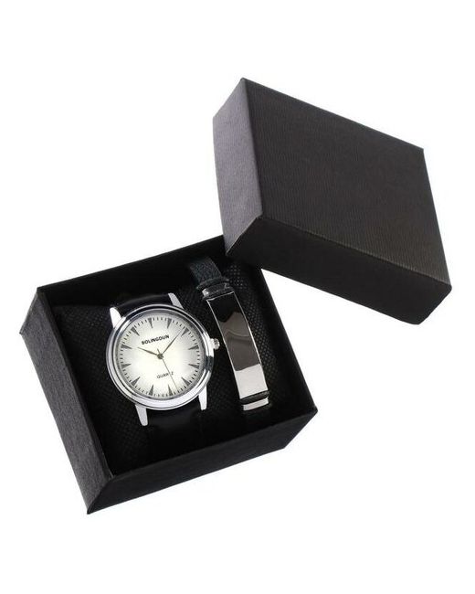 Сима-ленд Подарочный набор 2 в 1 Bolingdun наручные часы d4.6 см браслет 5256920