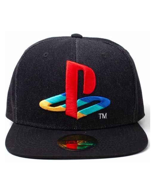 Difuzed Бейсболка PlayStation Logo Denim Snapback Cap