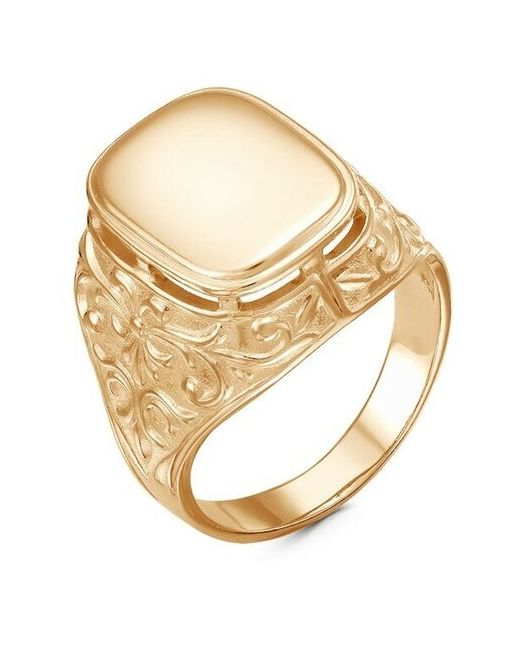MikiMarket Кольцо Перстень с вензелем позолота 20 размер