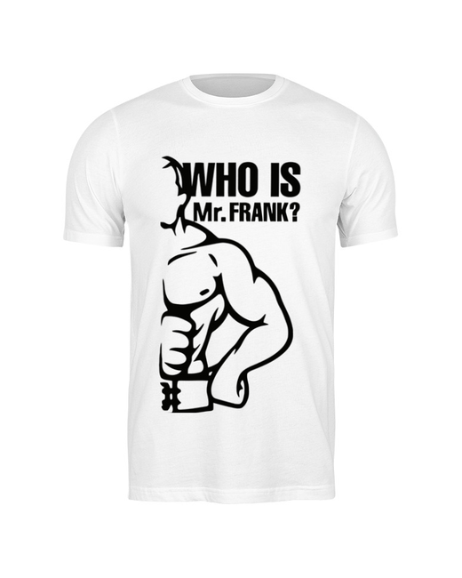 Printio Футболка 1456313 WHO IS Mr. FRANK размер 3XL