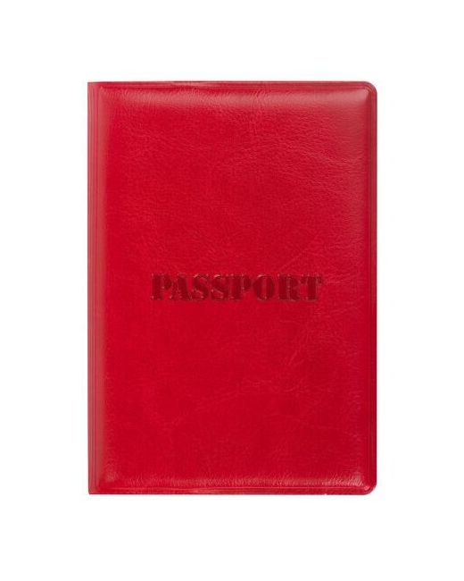 Staff Обложка для паспорта комплект 10 шт полиуретан под кожу паспорт красная 237601