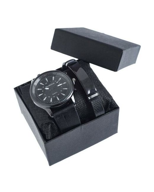 нет бренда Подарочный набор 2 в 1 Bolingdun наручные часы d4.6 см браслет