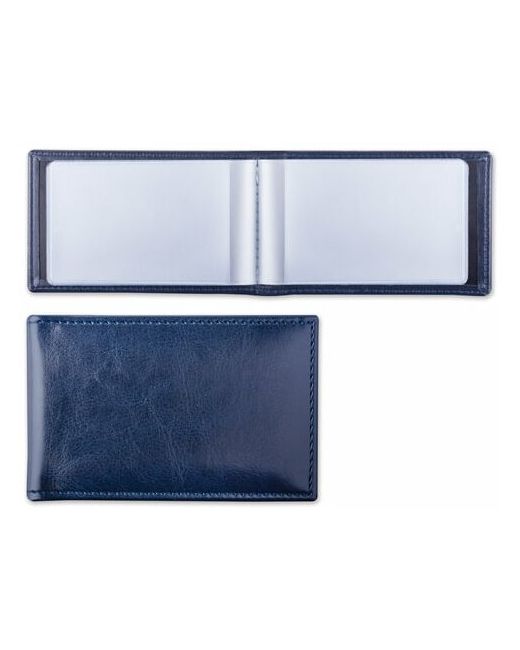 Brauberg Визитница однорядная Imperial комплект 10 шт на 20 визиток под гладкую кожу темно-синяя 232060