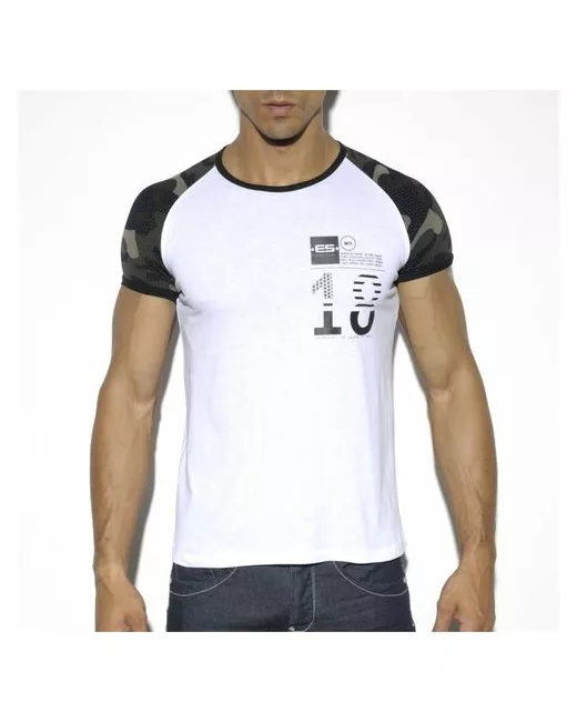 Es Collection Футболка Camo Rangla Sleeve T-Shirt White Размер XL