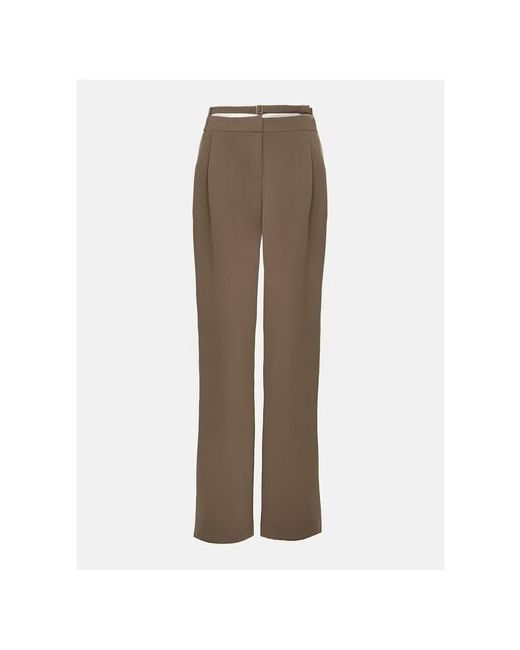 Lichi свободные брюки с узким поясом цвет Кофе размер S