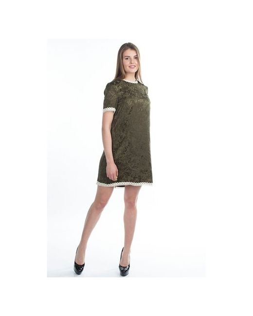 Bast Короткое платье 9202 зеленый размер 52