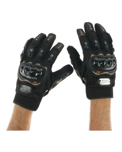 MindSpace Перчатки для езды на мототехнике с защитными вставками пара размер XXL черные
