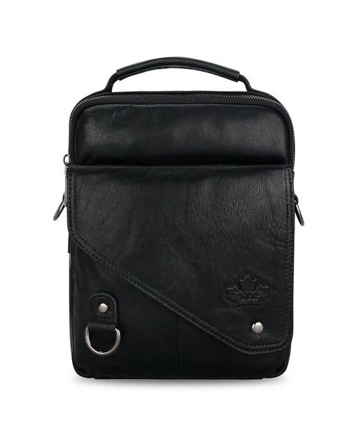 Znixs Мужская сумка через плечо из натуральной кожи Set M1501 Black