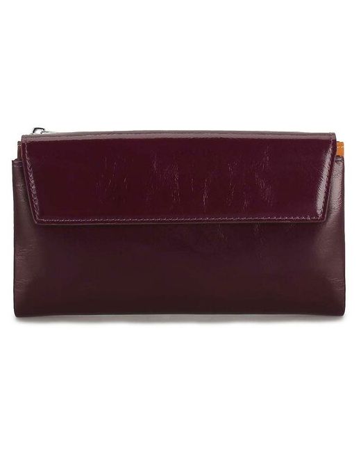 Genuine Leather Женское портмоне из натуральной кожи 1007-21-H Purple