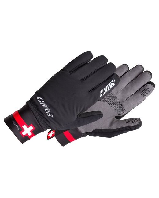 Kv+ Перчатки лыжные COLD PRO Swiss cross country gloves black/red