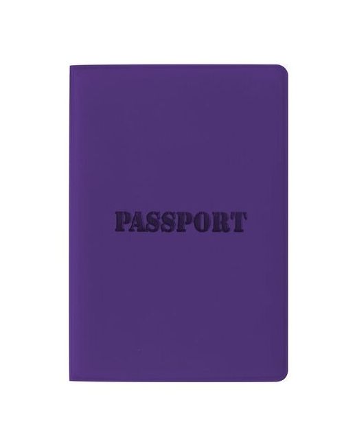 Staff Обложка для паспорта мягкий полиуретан паспорт фиолетовая 237608 3 шт.