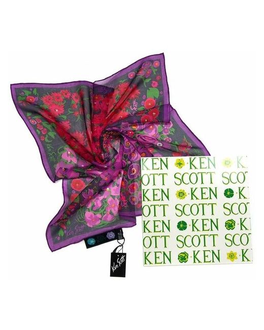 Ken Scott Шифоновый платочек в цветочной асимметрии 819840