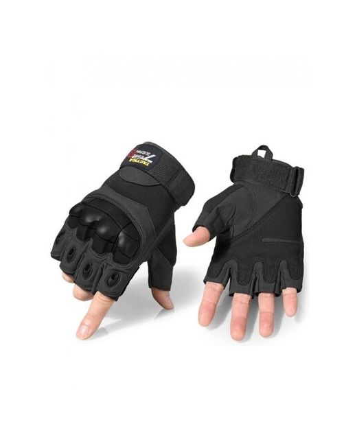 762 Gear Тактические перчатки беспалые Army Tactical Gloves Черные L