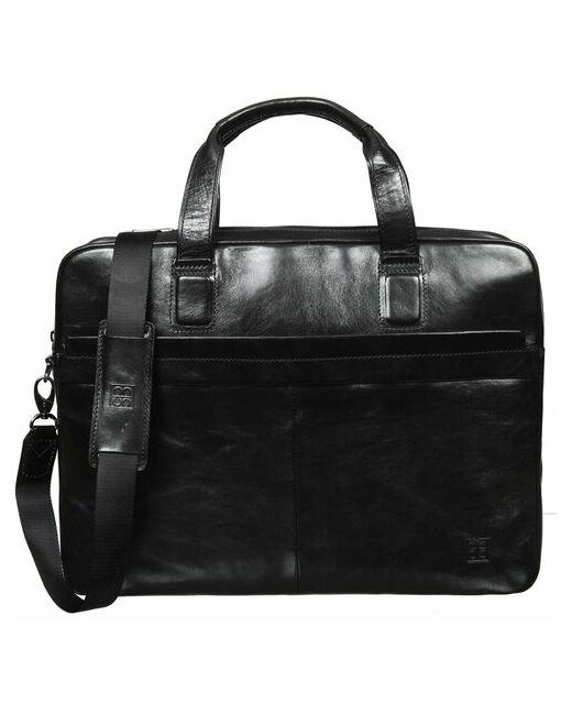 Sergio Belotti Деловая сумка с двумя отделениями на молнии 9954 milano black