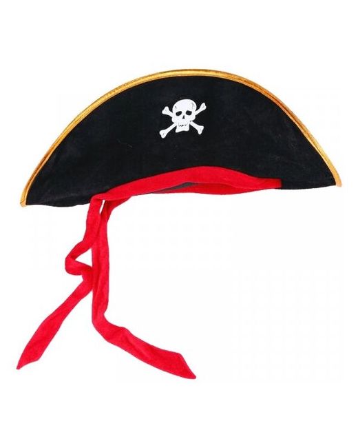 Happy Pirate Шляпа Пиратская с красной лентой