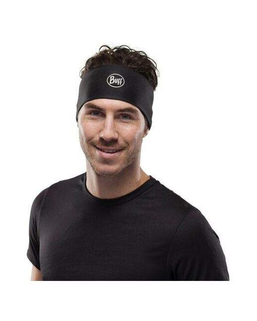 Buff Повязка на голову спортивная Headband CoolNet Solid Black
