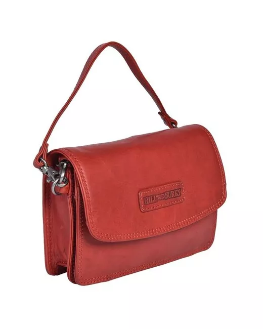 Hill Burry кожаная сумка-клатч 1631 Red