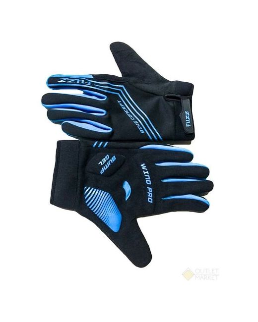 Fuzz Перчатки неопрен WIND PRO черно-синие утепленные длинные пальцы для сенсорных экранов GEL на липучке XS