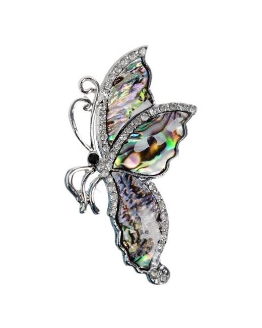 Queen Fair Брошь Галиотис бабочка со сложенными крылышками 3924072