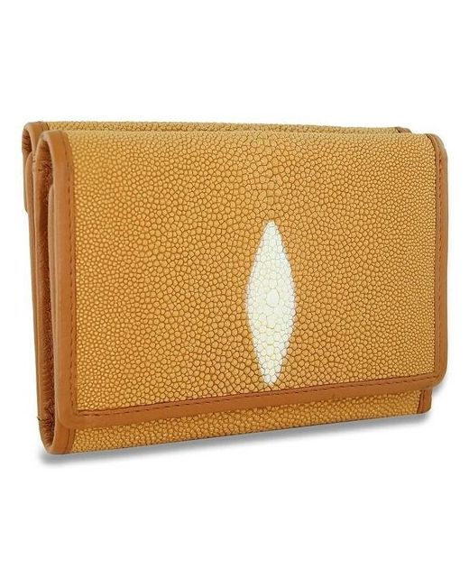 Exotic Leather портмоне с внешней монетницей из кожи ската