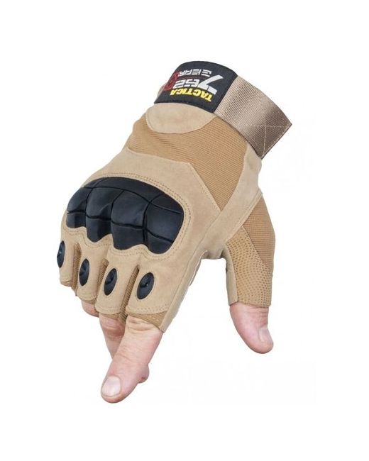 GreyRook Тактические перчатки беспалые Army Tactical Gloves 762 Gear размер XL Песочный