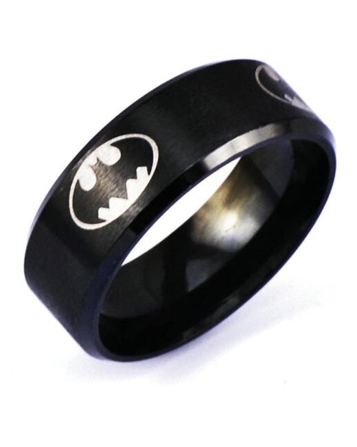 2Beman Кольцо черное Бэтман Batman Размер 195