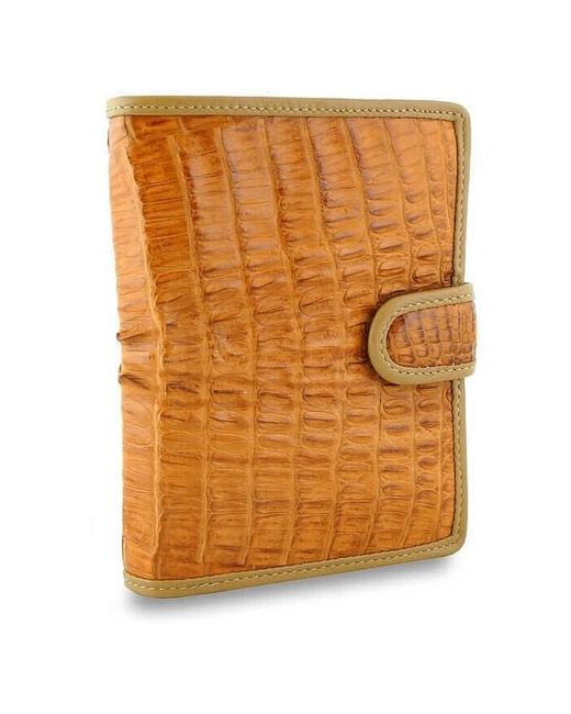 Exotic Leather Стильный большой бумажник из натуральной крокодиловой кожи