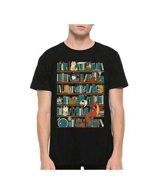 Dream Shirts Футболка Властелин Колец с Котиками Черная XL