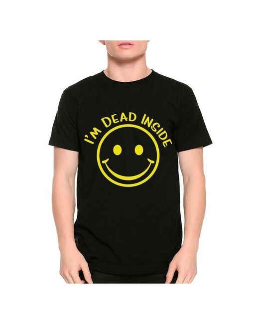 Dream Shirts Футболка DreamShirts Im Dead Inside Я Мертв Внутри Черная S