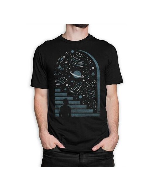 Dream Shirts Футболка DreamShirts Открытый Космос Черная M