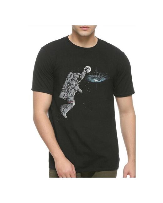 Dream Shirts Футболка DreamShirts Космический Баскетбол Черная S