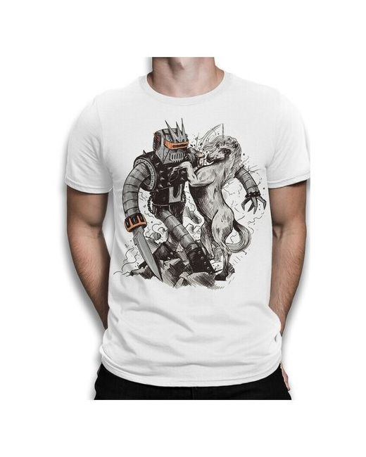 Dream Shirts Футболка DreamShirts Робот Против Единорога 3XL