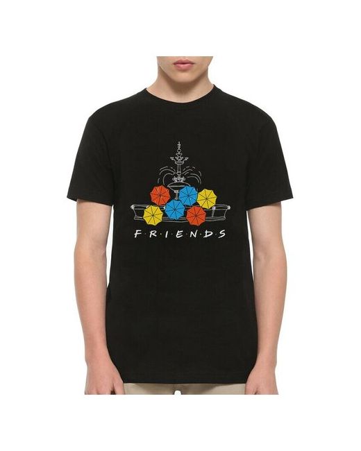 Dream Shirts Футболка DreamShirts Сериал Друзья Черная XL