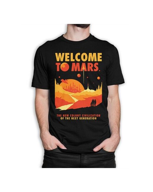 Dream Shirts Футболка DreamShirts Марс Черная L