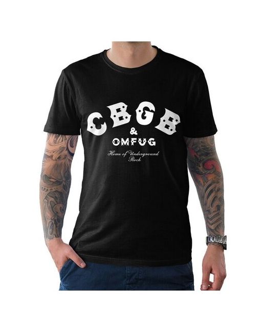 Dream Shirts Футболка DreamShirts CBGB Андерграунд Рок Клуб Черная XL
