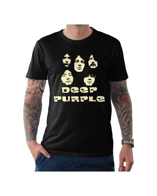 Dream Shirts Футболка DreamShirts Группа Deep Purple Черная 3XL
