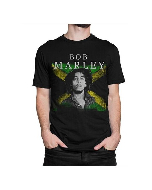 Dream Shirts Футболка DreamShirts Bob Marley Боб Марли Черная M