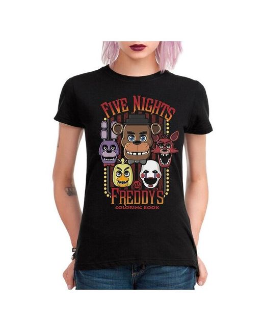 Dream Shirts Футболка DreamShirts Five Nights At Freddys Черная M
