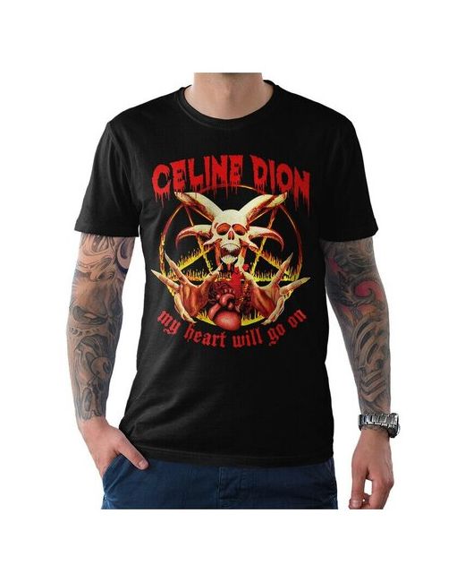 Dream Shirts Футболка Celine Dion My Heart Will Go On черная L