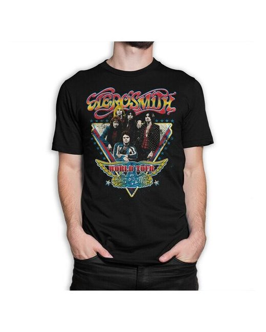 Dream Shirts Футболка Aerosmith черная L