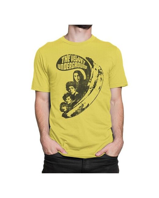 Dream Shirts Футболка The Velvet Underground желтая S