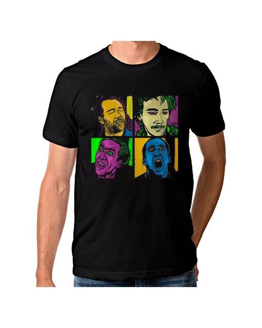 Dream Shirts Футболка Николас Кейдж черная XL