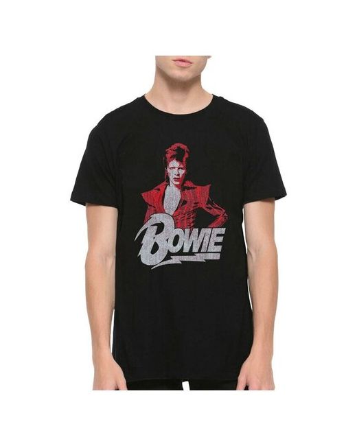 Dream Shirts Футболка Дэвид Боуи черная XS