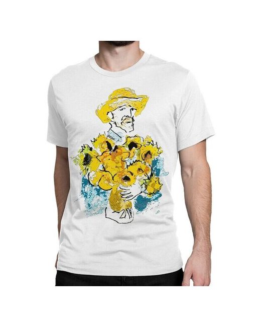 Dream Shirts Футболка Винсент Ван Гог Подсолнухи XL